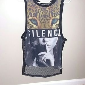 Netted back 'silence' tank